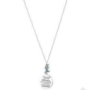 Paparazzi Necklace ~ Maternal Blessings - Blue